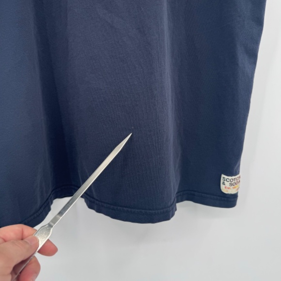 Scotch Soda T Shirt Men Large Blue Rainbow Aloha Short Sleeves Pride Graphic - Picture 2 of 9